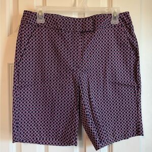Emma & Olivia Pink and Purple Flat Front Shorts Size Six in like new condition